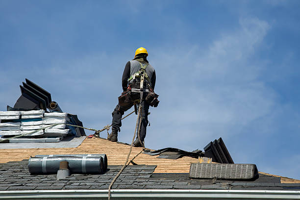 Professional Roofing technician working in Grand Isle, VT